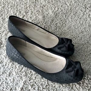Alex Marie Black Bow Flats